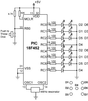 Figure 616 Circuit diagram of the project Since two LEDs are being driven on - фото 187