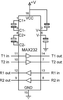 Figure 652 MAX232 pin configuration In the PIC18 series of microcontrollers - фото 228