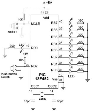 Figure 1010 Circuit diagram of the project The program listing of the project - фото 325