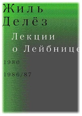 Жиль Делёз Лекции о Лейбнице. 1980, 1986/87 обложка книги