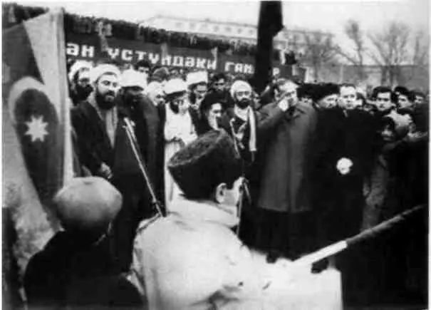 Встречи с земляками Нахичевань 1990 г Защитить своего Президента пришли - фото 54
