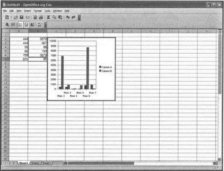 Рис 93 Редактор электронных таблиц Open Office Calc Графический редактор - фото 70