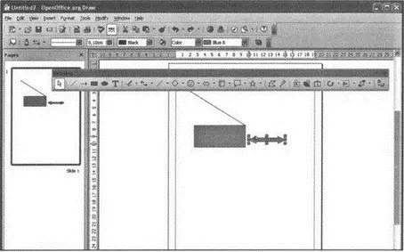 Рис 94 Графический редактор Open Office Draw Создание презентаций Open - фото 71