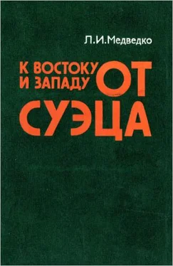 Леонид Медведко К востоку и западу от Суэца: Закат колониализма и маневры неоколониализма на Арабском Востоке. обложка книги