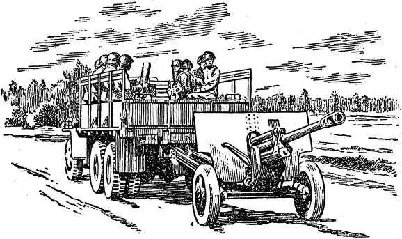 Рис 7 76мм пушка обр 1942 г на прицепе за автомашиной Рис 8 152мм - фото 11