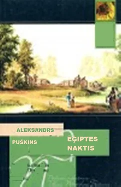 ALEKSANDRS PUŠKINS ĒĢIPTES NAKTIS обложка книги