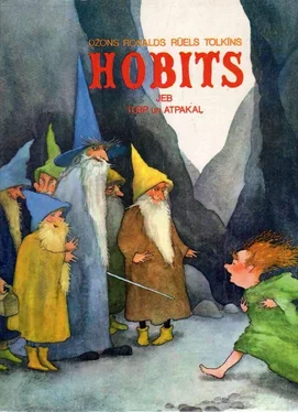 DŽONS Ronalds RŪels Tolkiens HOBITS jeb TURP UN ATPAKAĻ обложка книги