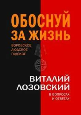 Виталий Лозовский Обоснуй за жизнь обложка книги