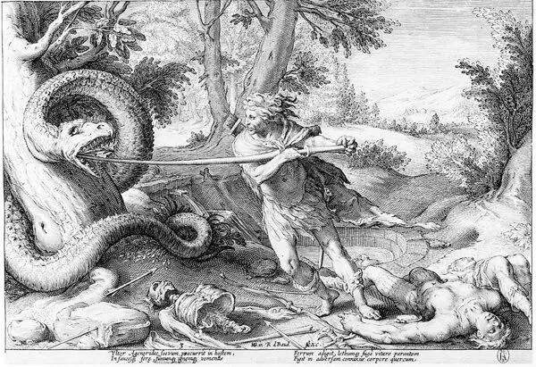 Х Голциус Кадм убивает дракона у фонтана 1615 В ущелье же по которому - фото 22