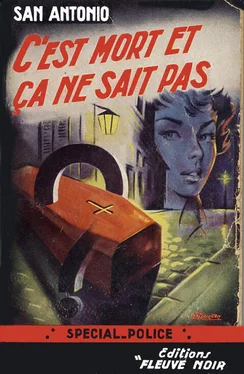 Frédéric Dard C'est mort et ça ne sait pas обложка книги