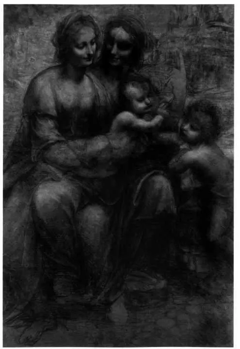 Da Vincis preliminary sketch for The Virgin and Child with St Anne Is the - фото 11