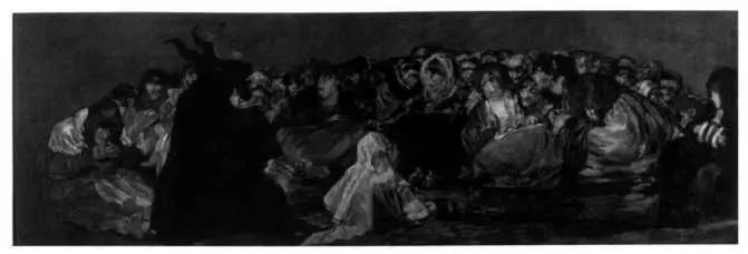 Goyas famous The Witches Sabbath superbly evokes the sinister horror of a - фото 13