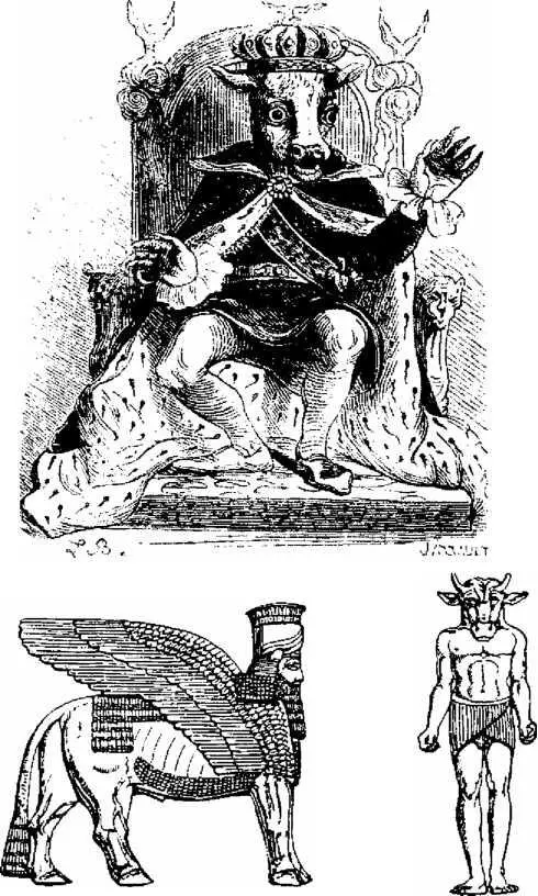 Der MolochStier bedeutet noch in den Geheimlehren des 1819 Jahrhunderts - фото 15