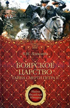 Адель Алексеева «Боярское царство». Тайна смерти Петра II обложка книги