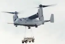 Опытный V22 08 в испытательном полете со стандартным армейским внедорожником - фото 22
