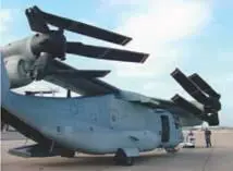 Вверху MV22B 22 в конфигурации для размещения в корабельном ангаре крыло и - фото 23