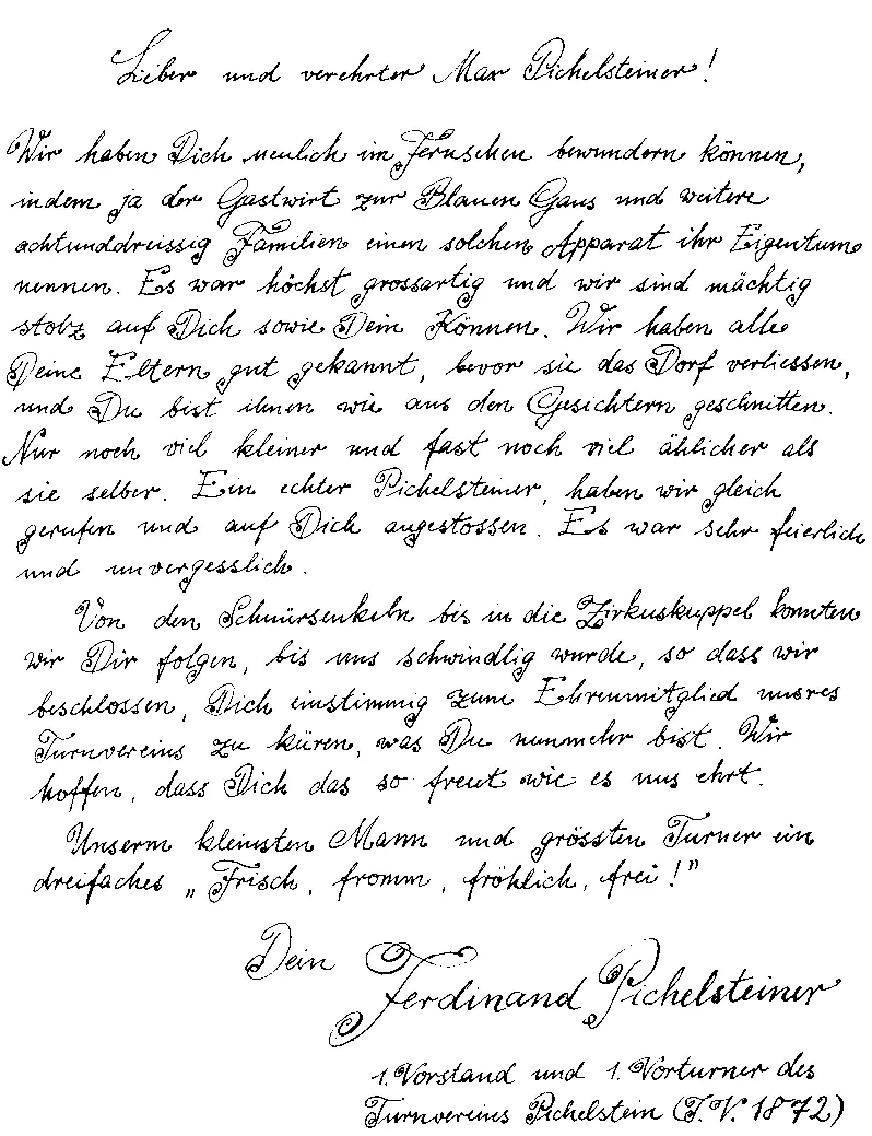 Mäxchen freute sich über den etwas unbeholfenen Brief so sehr daß er zu Rosa - фото 45