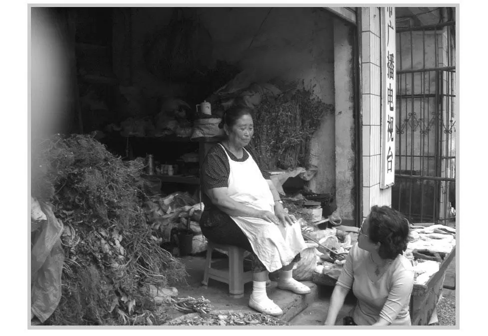 Sitting on the step of Yao Popos herb shop YAO POPO or the Medicine Lady - фото 4