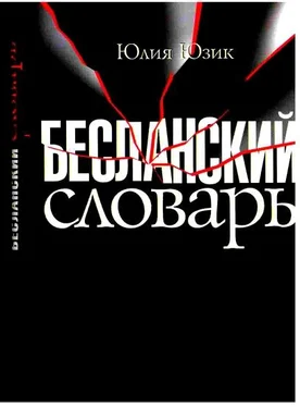 Юлия Юзик Бесланский словарь обложка книги