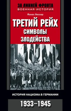 Йонас Лессер Третий рейх: символы злодейства. История нацизма в Германии. 1933-1945 обложка книги