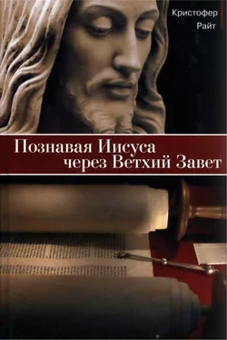 Кристофер Райт Познавая Иисуса через Ветхий Завет обложка книги