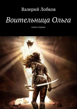 Валерий Лобков Воительница Ольга. Книга первая обложка книги