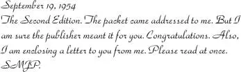 My mother had penned this note a day before our birth and her death Her clear - фото 24