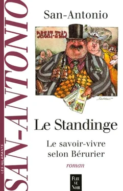 Фредерик Дар Le Standinge. Le savoir-vivre selon Bérurier обложка книги