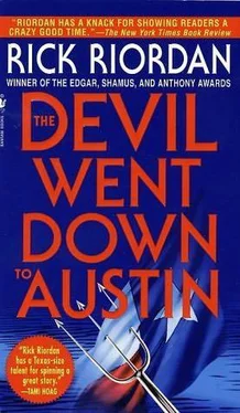 Rick Riordan The Devil went down to Austin обложка книги