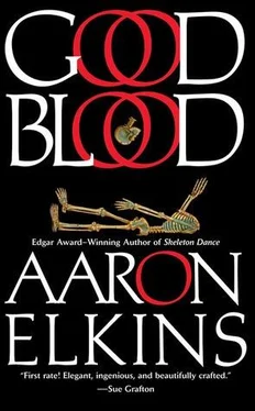 Aaron Elkins Good Blood обложка книги