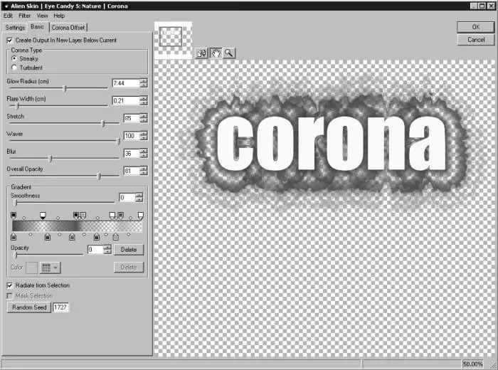 Рис 229 Вкладка Basic Основные окна настроек фильтра Corona Корона - фото 35