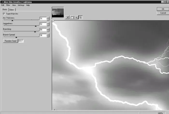 Рис 272 Вкладка Basic Основные окна настроек фильтра Lightning Молния - фото 79