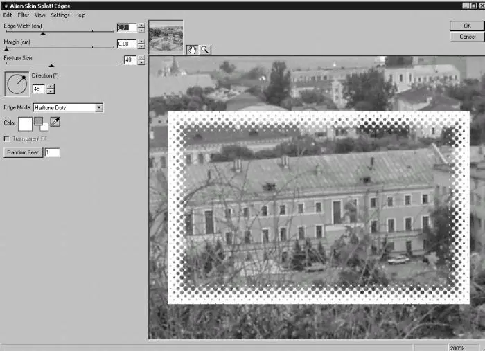 Рис 291 Настройки фильтра Edges Края Fill Stamp Заполнение россыпью - фото 98