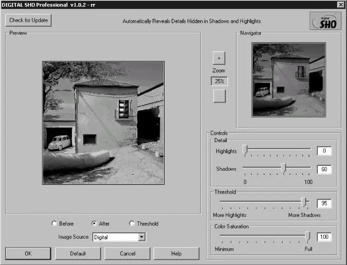 Рис 32 Настройки фильтра DIGITAL SHO Professional Highlights Блики - фото 109
