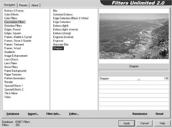 Рис 106 Фильтры группы Convolution Filters Искривление В эту группу также - фото 399