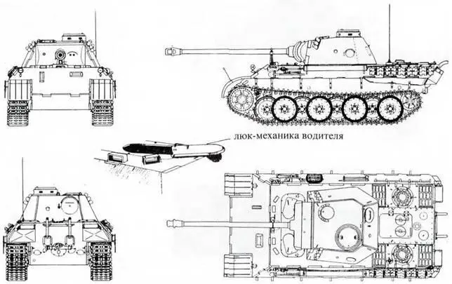 PzKpfw V Ausf D PzKpfw V Ausf G PzKpfw V Ausf G с ИКприборами - фото 20