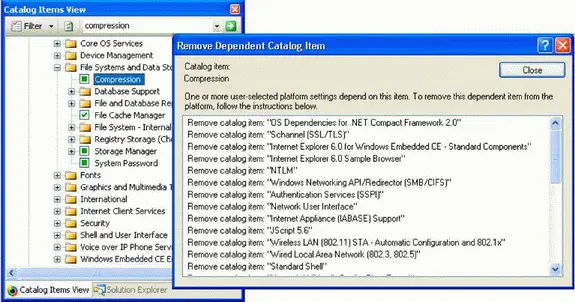Figure 19Reason for including a catalog item as a dependency Add Support for - фото 9
