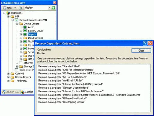 Figure 25Core OS components that depend on the display item Registry Files - фото 16