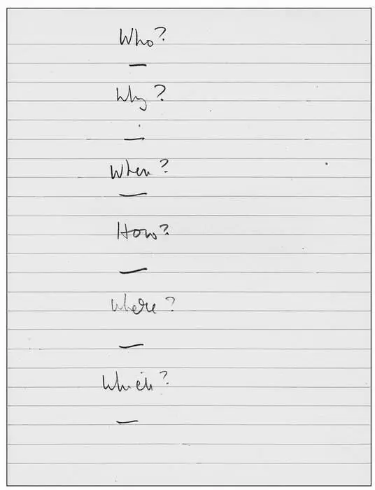 From Notebook 35 and One Two Buckle my Shoe the essence of detective fiction - фото 15