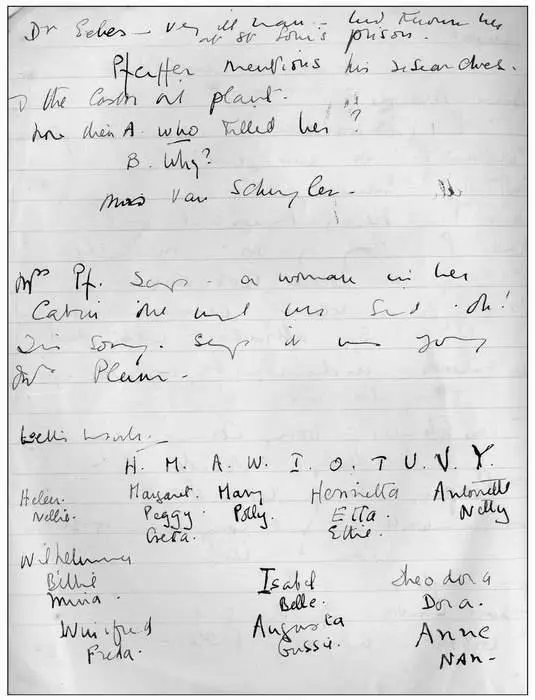 This page of experimentation with symmetrical letters and corresponding names - фото 44