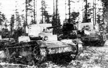 Танки Т26 35й легкотанковой бригады готовятся к атаке Февраль 1940 года - фото 42