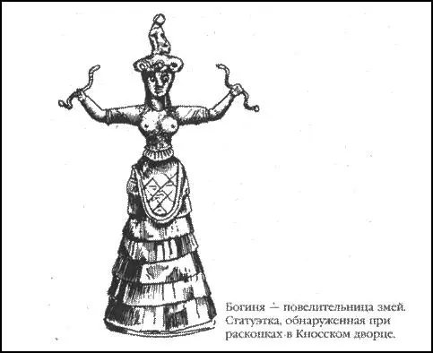 У минойцев часто можно встретить черты многих наиболее архаических культов Это - фото 28