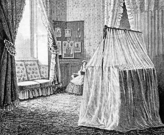 Спальня Ники в Аничковом дворце В 1844 г число крестьянских родственников - фото 16