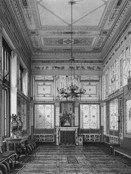 КЛ Ухтомский Помпейская столовая 1874 г ЭП Гау Белая гостиная имп - фото 88