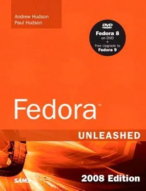 Andrew Hudson Fedora™ Unleashed, 2008 edition обложка книги