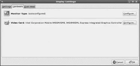 FIGURE 35 systemconfigdisplays Hardware settings are used to configure a - фото 45