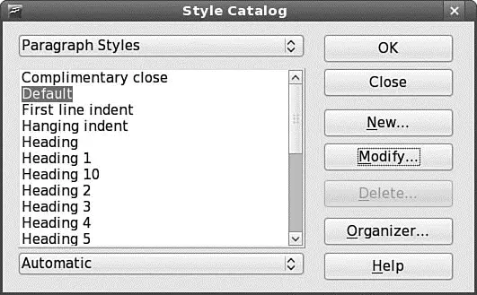 FIGURE 66 Writers powerful Style Catalog gives you control over every aspect - фото 75