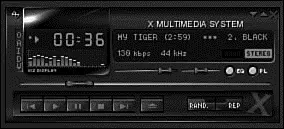 FIGURE 73 The very popular Xmms music player seen here playing a local - фото 89