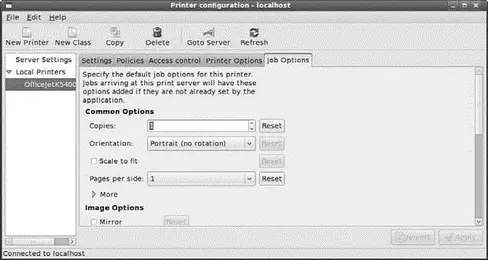 FIGURE 88 Configure how systemconfigprinterhandles print jobs that are - фото 109