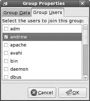 FIGURE 102 Just check the box to add a user to a group You will note that the - фото 118